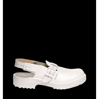 Abeba Sicherheitsschuhe Classic SB Clog weiß CE SRC