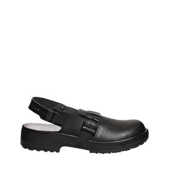 Abeba Sicherheitsschuhe Classic SB Clog schwarz HACCP CE SRC