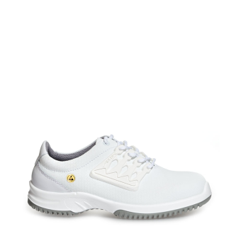 Abeba ESD-Sicherheitsschuhe uni6 S1 Halbschuh weiß CE ESD