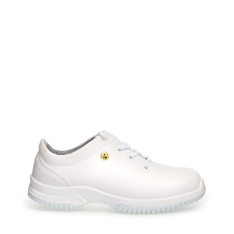 Abeba ESD-Sicherheitsschuhe uni6 S2 Halbschuh weiß HACCP CE ESD SRC