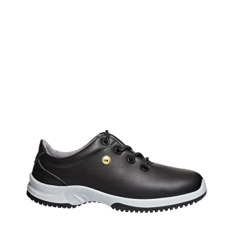 Abeba ESD-Sicherheitsschuhe uni6 S2 Halbschuh schwarz HACCP CE ESD SRC