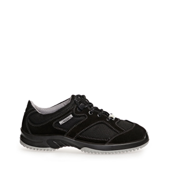 Abeba ESD-Berufsschuhe uni6 O1 Halbschuh schwarz CE ESD