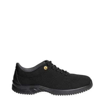 Abeba ESD-Berufsschuhe uni6 O2 Halbschuh schwarz CE ESD SRC