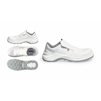 Abeba Food Trax S3 Slipper weiß HACCP CE ESD SRC