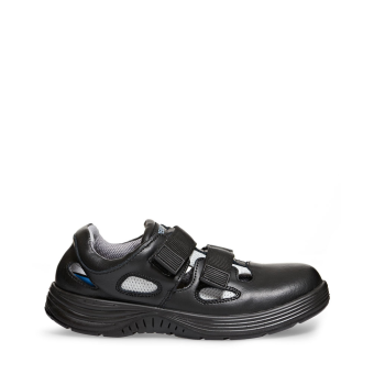 Abeba Sicherheitsschuhe x-light S1 Sandale schwarz CE SRC