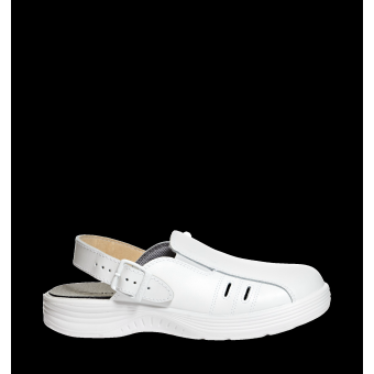 Abeba Sicherheitsschuhe x-light SB Clog weiß CE SRC