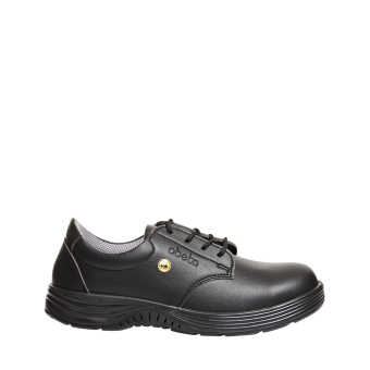 Abeba ESD-Sicherheitsschuhe x-light S2 Halbschuh schwarz HACCP CE ESD SRC