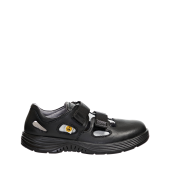 Abeba ESD-Sicherheitsschuhe x-light S1 Clog schwarz CE ESD SRC