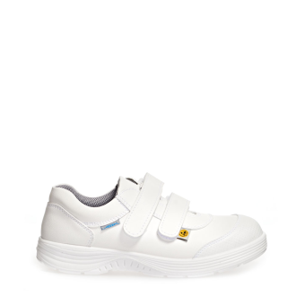 Abeba ESD-Sicherheitsschuhe x-light S2 Halbschuh weiß CE ESD SRC