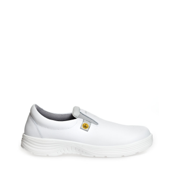 Abeba ESD-Berufsschuhe x-light O2 Slipper weiß CE ESD SRC