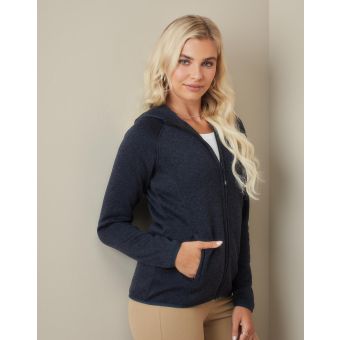 Stedman Lux Hooded Knit Fleece Jacket for women