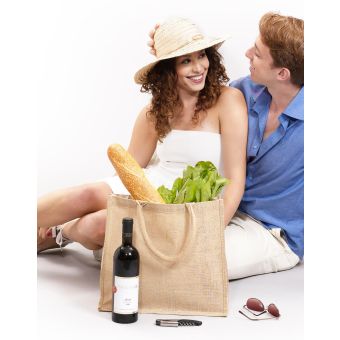 Shugon Chennai Short Handled Jute Shopper Bag