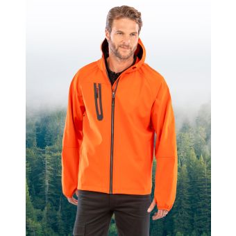 Result Genuine Recycled 3-Layer Recycled Printable Casual Hooded Softshell