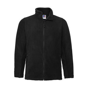 Russell Mens Full Zip Outdoor Fleece Black - Größe 4XL (Retoure-Ware)