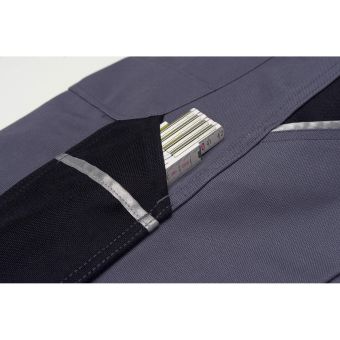 Planam Canvas 320 Bundhose grau/schwarz 52 (Retoure-Ware)