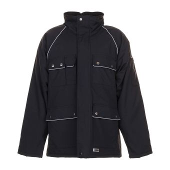 Planam Canvas 320 Winterparka schwarz/schwarz XL (Retoure-Ware)
