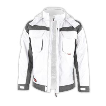 Qualitex Winterjacke "PRO"-White / Grey-XL (Retoure-Ware)