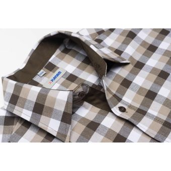 Planam Hemden Country Hemd 1/4-Arm blau kariert 47/48 (Retoure-Ware)