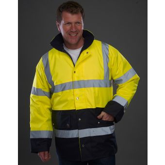 Yoko Fluo 2 Tone Motorway Jacket