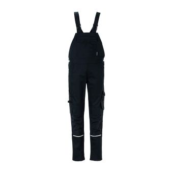 Planam Norit Damen Latzhose schwarz/schwarz 44 (Retoure-Ware)