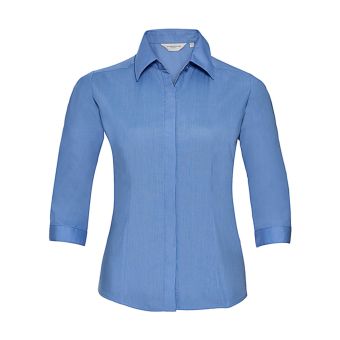 Russell Popelin Bluse mit 3/4 Arm
