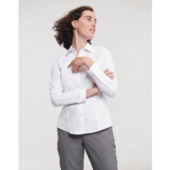 Russell Damen LS Fischgrät-Hemd