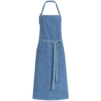 GREIFF Gastromoda Bistro Latzschürze denim -Light blue