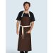 SG Accessories - BISTRO (Ex JASSZ Bistro) SANTORINI - Contrasted Bib Apron with Pocket